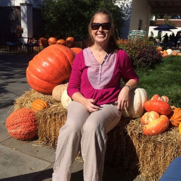 Anthropologie Pink Henley Top Sz M - Picture 1 of 4